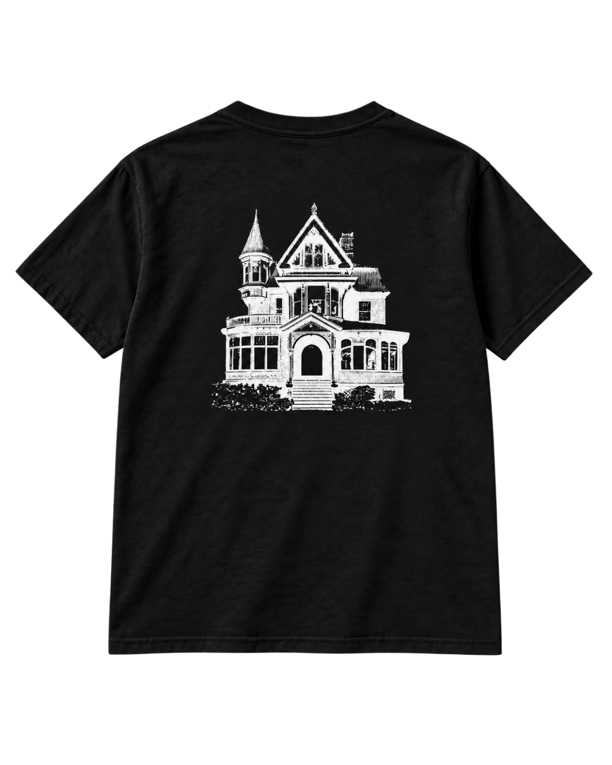 Haunted House Tee - Black