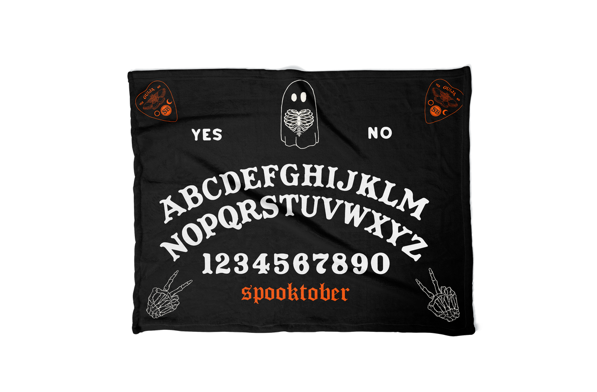 Spooktober Sherpa Blanket