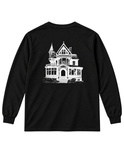 Haunted House Long Sleeve - Black