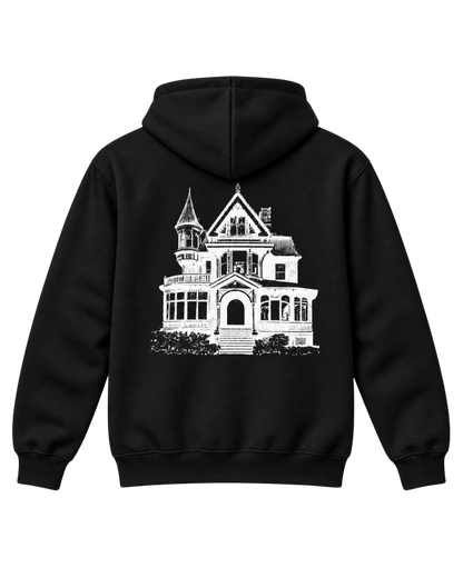 Haunted House Hoodie - Black