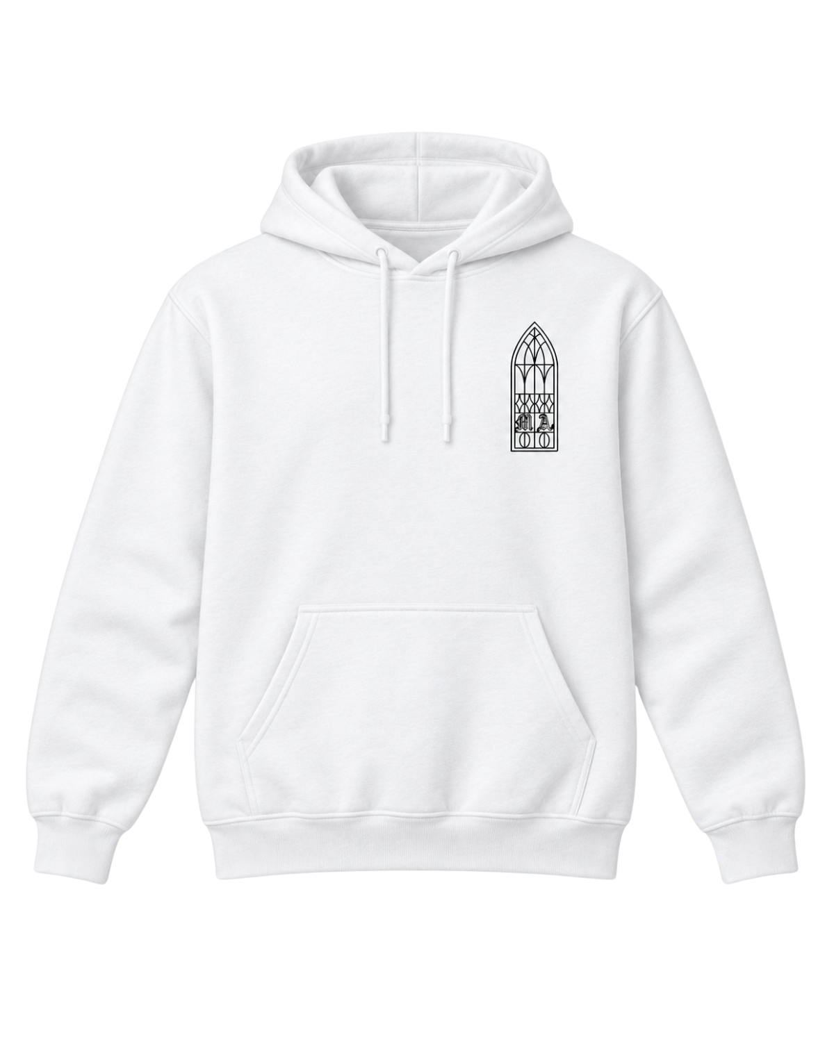 Haunted House Hoodie - White