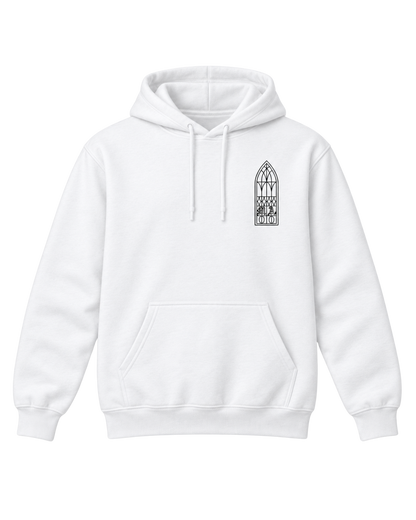 Haunted House Hoodie - White