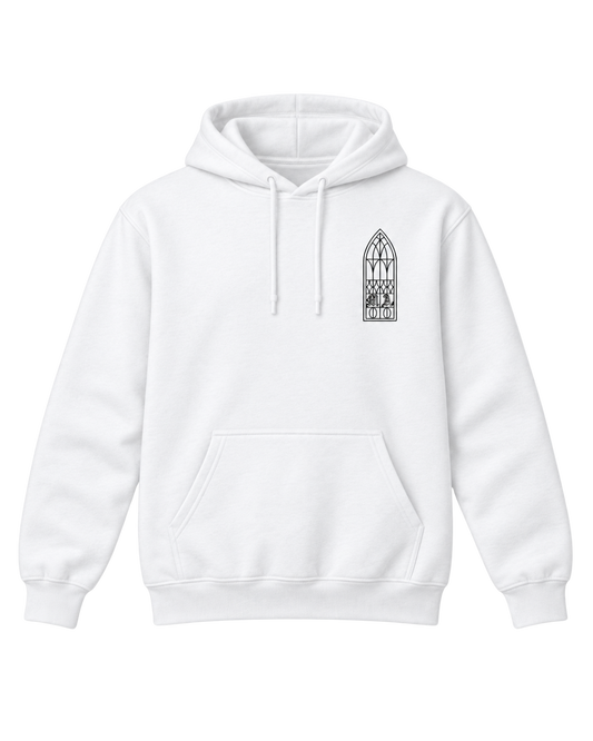 Haunted House Hoodie - White