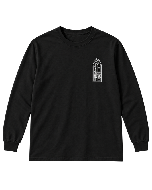 Haunted House Long Sleeve - Black