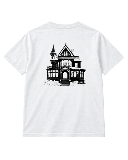 Haunted House Tee - White