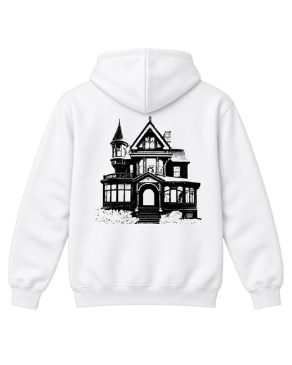 Haunted House Hoodie - White