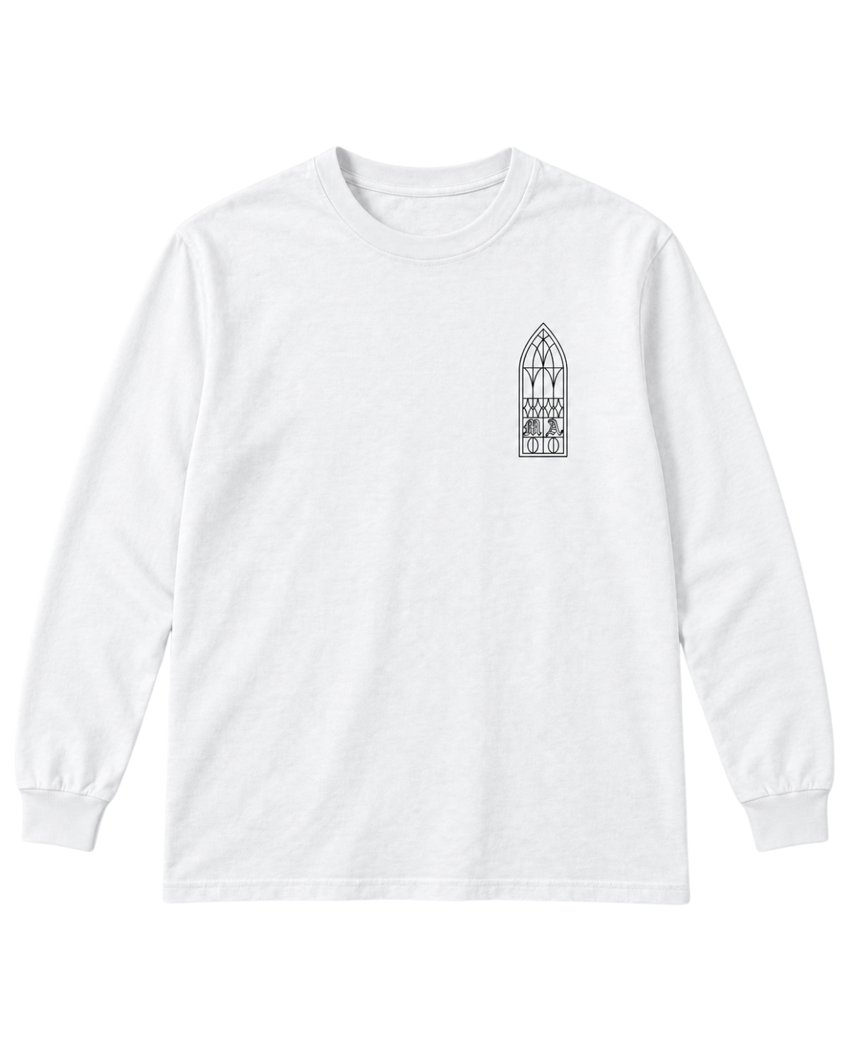 Haunted House Long Sleeve - White