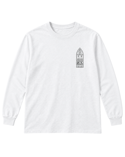 Haunted House Long Sleeve - White