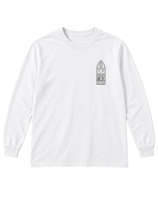 Haunted House Long Sleeve - White