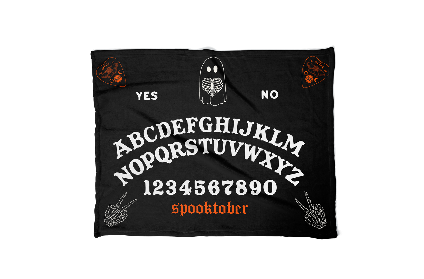 Spooktober Sherpa Blanket