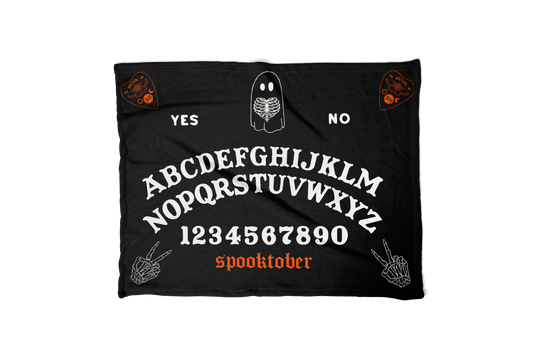 Spooktober Sherpa Blanket